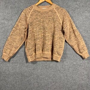 John Elliott Glitch Knit Crew Sweater Mens 0 Raglan Distressed Made in the USA